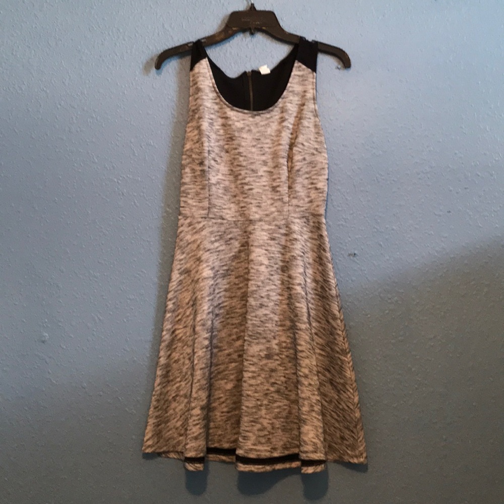 Grey knee length dress